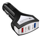 Caricatore caricabatterie universale auto accendisigari 2USB 1PD QuickCharge 3.0