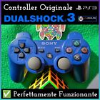🎮 Controller PS3 ORIGINALE Dualshock 3 Blu 🔹 CECHZC2E ✨ Playstation Joystick