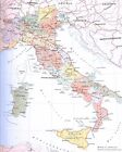 cartina geografica italia politica dimensioni 40x50 completa di appendino