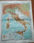 Cartina Geografica, Italia Politica e Fisica, Fronte/Retro Scala 1:4 200 000