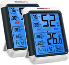 Thermopro TP55 2 Pezzi Termometro Igrometro Digitale Da Interno per Casa Misurat