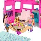 Barbie Camper Dei Sogni - Veicolo Con Scivolo E Piscina 2 Cuccioli 7 Aree Gioco