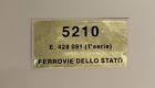Rivarossi etichetta adesiva per scatola 5210 - E.428.091 FS - Serie Galletto -