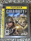 CALL OF DUTY 3 COD FPS SONY PS3 PLAYSTATION 3 PAL ITALIANO ORIGINALE COMPLETO