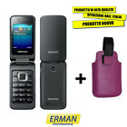 Telefono cellulare Samsung GT-3520 3520 ANTRACITE + CUSTODIA VIOLA BATT. NUOVA