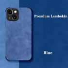 Case For iPhone 15 14 13 12 11 Pro Max XR XS 8 + Luxury Suede Leather Soft Cover