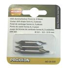 Proxxon 24630 PUNTE A CENTRARE 2.0-2.5-3.15 MM,DIN333