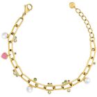 Bracciale Donna Ops Objects Joyful Love OPSBR-754 Oro + Perle Cristalli Cuore