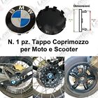 n. 1  Tappo Coprimozzo per BMW gs 1250 c600 GT moto scooter r1200r  borchia logo