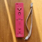 Telecomando Wii Controller Wii Remote Rosa Originale con Motion Plus Inside