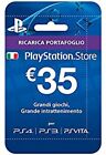 PlayStation Network PSN Card 35 euro - Codice download Ps4 - Ps5 - Account ita