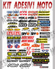 ADESIVI MOTO SPONSOR 73 Pz Sticker Motocross Grafiche Bici Mtb Computer Motorino