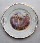 Vintage Angelica Kauffman Inspired Serving Plate Cake Painted Collectable China