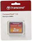 (TG. 2 GB) Transcend TS2GCF133 Compact Flash Scheda di Memoria, 2 GB, 133x - NUO