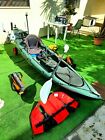 Kayak da pesca Ocean Trident 11 fishing con motore elettrico watersnake per mare