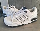 Adidas ZX 750 White Leather Mens Trainers size 9 / 43.5
