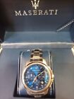 Orologio Maserati Successo Cronografo uomo R8873621002 Acciaio Blu 45 mm
