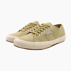 Superga 2750 Cotu Classic Trainers Mens UK 7 Taupe Cotton Canvas Casual Sneakers