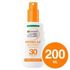 Garnier Ambre Solaire Spray Solare Hydra 24H Protect Protezione SPF 30 200ml