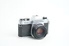 Pentax K1000 35mm SLR Film Camera + SMC Pentax-A 50mm F2 Lens TESTED NEW SEALS