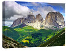 Quadri moderni Montagna Dolomiti cm 70x50 stampa su tela canvas