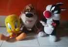 Lot Plush Looney tunes Warner Bros Titti Gatto Silvestro Trudi TAZ No Tom Jerry
