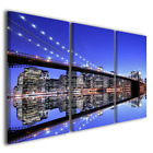 Quadri moderni città New York Bridge IV stampe su tela canvas skyline arredo