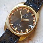 ENICAR Automatic Date, 18K Solid Gold  70 NewOldStock very nice Rare
