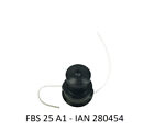 Florabest FBS 25 A1 IAN 280454 Schneidkopf inkl Spule, Spulenhalterung und Faden