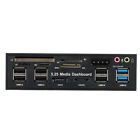 5.25 USB 3.0 Hub Dashboard Media Front Panel Audio eSATA SATA Port Card Reader