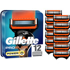Gillette Fusion5  Proglide Power 12 Lamette Di Ricambio.