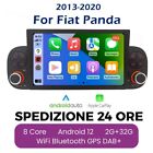 6.2" Android13 Autoradio Stereo per Fiat Panda con Apple CarPlay BT RDS GPS NAVI