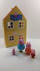 ⭐ PEPPA PIG HOUSE With Peppa, George, Mummy & Daddy Pig Figures