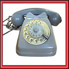 Telefono Fisso Vintage a DiscoRotella Disco Rotella Sip Anni 70 d Epoca Antico X