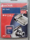 2GB Secure Digital Card ( 2 GB SD Karte ) SanDisk Class2 -Nuova-