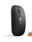 INPHIC Mouse wireless ricaricabile, ultra sottile 2.4G silenzioso mouse senza...