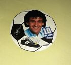 Adesivo stickers-calcio vintage- Michel PLATINI ( scarpe Palladium anni 80 )