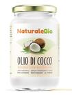 Olio di Cocco Biologico Extra Vergine 500 ml, Crudo e Spremuto a Freddo Organico