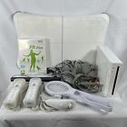 Nintendo Wii Console - Wii Fit Plus Board And Game - Racket - Controllers Bundle