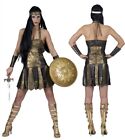 Costume da gladiatore romano donna guerriera romana con polsini e frontino