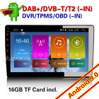 10.1" DAB+ Android 9.0 1 DIN Autoradio GPS Navi DVB-T2 WiFi Bluetooth RDS USB BT
