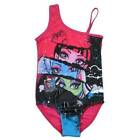 Costume da bagno intero per ragazze Monster High Swimwear SZ 6 8 10 14 AU...