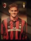 Cartolina postcard calcio football MILAN MARCO SIMONE autografato anni 80/90