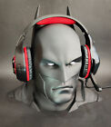 Soporte busto auriculares / cascos Batman Negro Mate impreso en 3d pintado 1:1