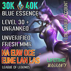 League of Legends EUW EUNE NA OCE LAN Unranked Smurf 30K - 40K BE 🚀 Level 30
