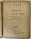 GIUSEPPE VERDI OTELLO DRAMMA ARRIGO BOITO SPARTITO PIANO CANTO 1 FEBBRAIO 1887