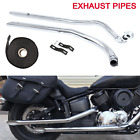 Shortshots Staggered Exhaust Pipes Fit For Yamaha V Star 1100 XVS1100 DragStar