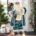 Statuina Babbo Natale Classico 45 cm Colore Tiffany Addobbo Natalizio Realistica
