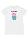T SHIRT MENS FUNNY DADDY PIG PEPPA PIG BIRTHDAY GIFT FATHERS DAY POLYESTER XXL