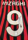 AC Milan-Maglia 2012 Preparata Pippo Inzaghi-Autografata con COA